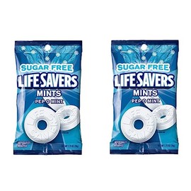 Life Savers Sugar Free Hard Candy Breath Mints With Refreshing Taste Individually Wrapped - Pack of 2