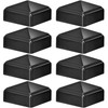 Pelopy 8 Pcs Aluminum Pyramid Post Caps for True 2