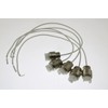 BLLNDX 5 Pack R7S Ceramics Lamp Base Socket Lamp Holder