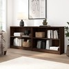 Bush Furniture Universal Small 2 Shelf Bookcase in Black Walnut,