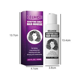 Daconovo, Espuma para Rizos, 100ml, Hidratante y Nutritiva, Definición de Rizos, Volumen Añadido