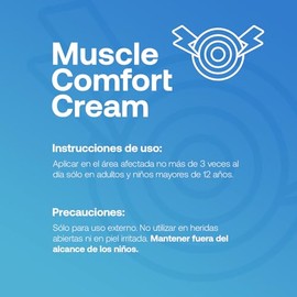 Crema con Mentol para Musculos y Articulaciones de 113 g. Ingredientes Naturales. Muscle Comfort Cream. B Life