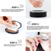 Waterproof Eyebrow Seal Stamp Powder,Eyebrow Stamp,Eye Brow Stencil,Eyeb-Row Powder,Natural Makeup
