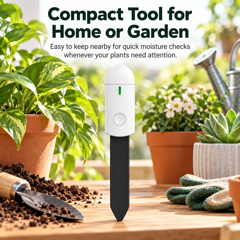 Soil Moisture Tester for Indoor Plants & Garden Watering –