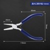 LEONTOOL Pin Bending Pliers Round Flat Nose Pliers with Grooves