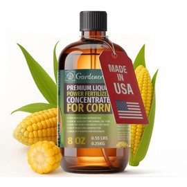 Liquid Power Corn Fertilizer - Professional Liquid Plant Food for Corn - Fast-Acting Concentrate for Growth, Strong Roots & High-Yield Harvest - 8 oz - Indoor & Outdoor Use