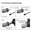 5PCS Smoke LED Cab Light White Top Roof Running Cab