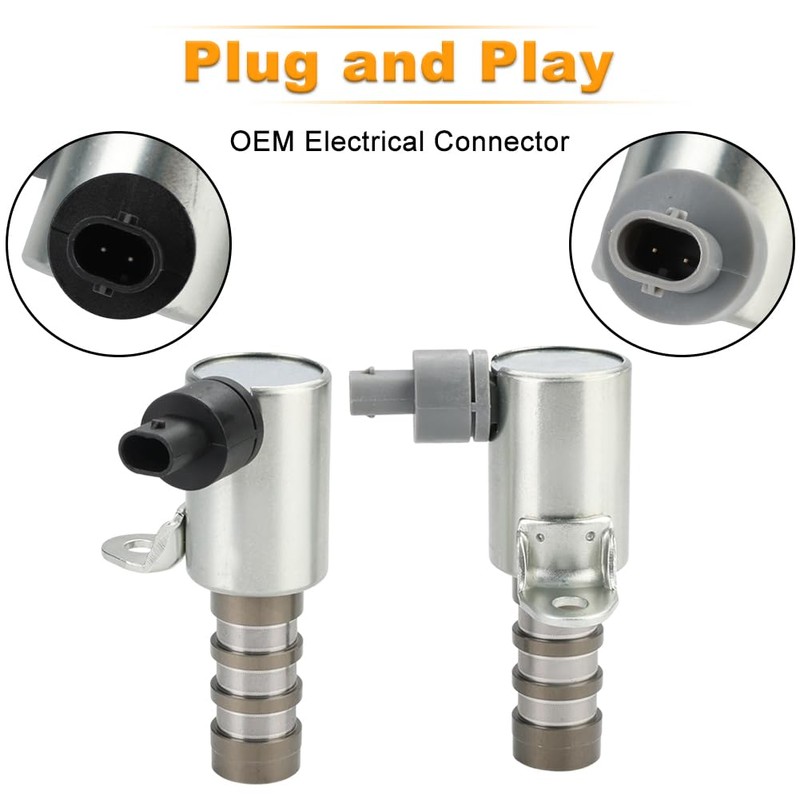 JDMEXEV 4PCS Engine Variable Valve Timing VVT Solenoid Intake Exhaust