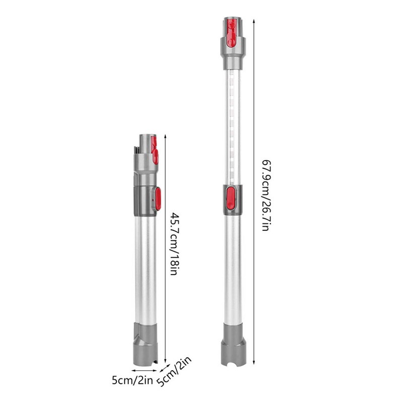 Telescopic Extension Rod Straight Tube Replacement Fit for V7 V8