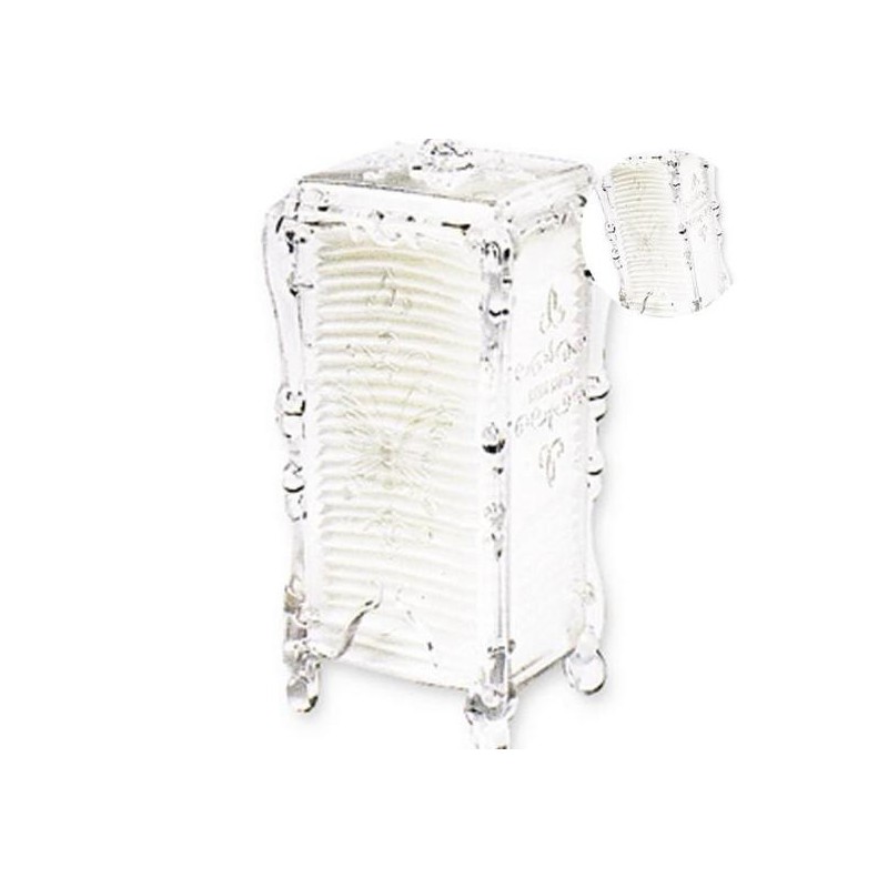 Vanity Storage Organizer Makeup Cotton Transparent Storage Case