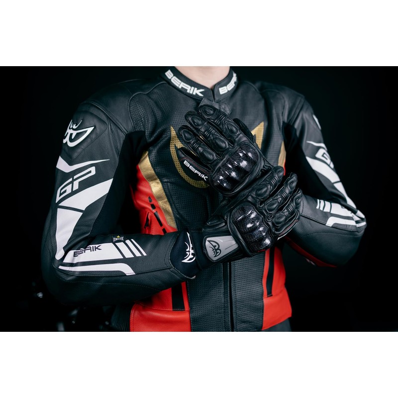 Berik Namib Motorcycle Gloves, Black, 3XL