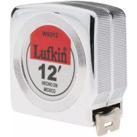 Lufkin W9312 Tape Measure: 12' Long, 1/16 & 1/32" (A2) Graduation