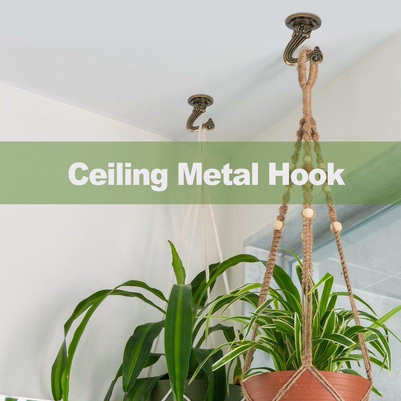 Aidoclip Ceiling Swag Hook Sets - Heavy Duty Hooks with
