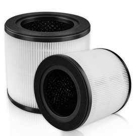 BAMBOOST BREEVA A1 Filter Compatible with TCL BREEVA A1/A1W Air Purifiers, Replacement part # Breeva A1F,True Hepa H13 filter,2 Pack