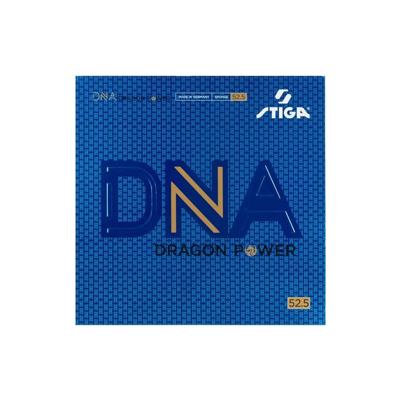 STIGA 1712-2301-21 Table Tennis Rubber DNA Dragon Power 52.5 Black