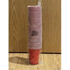 Shree Nand Red Cup/Party Cup Red Plastic Cups 16oz Disposable (Pack of 50pcs). These Cups are Recyclable and Suitable for Any Occasion, Whether a Garden Party, Christmas Party, or Any Party.
