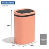 Capacmkseh 13 Gallon/50 L Kitchen Trash Can with Lid, Garbage