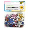 Folia 1243 - Decorative Crystals "Stars" 350 Pcs, Assorted Sizes