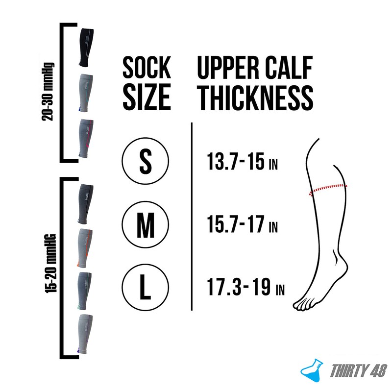 Thirty48 - "The Sock Geeks", Cp Series Calf/Shin Splint Guard