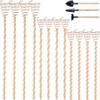 12 PCS Electroculture Plant Stakes Long Garden Copper Coil Antennas