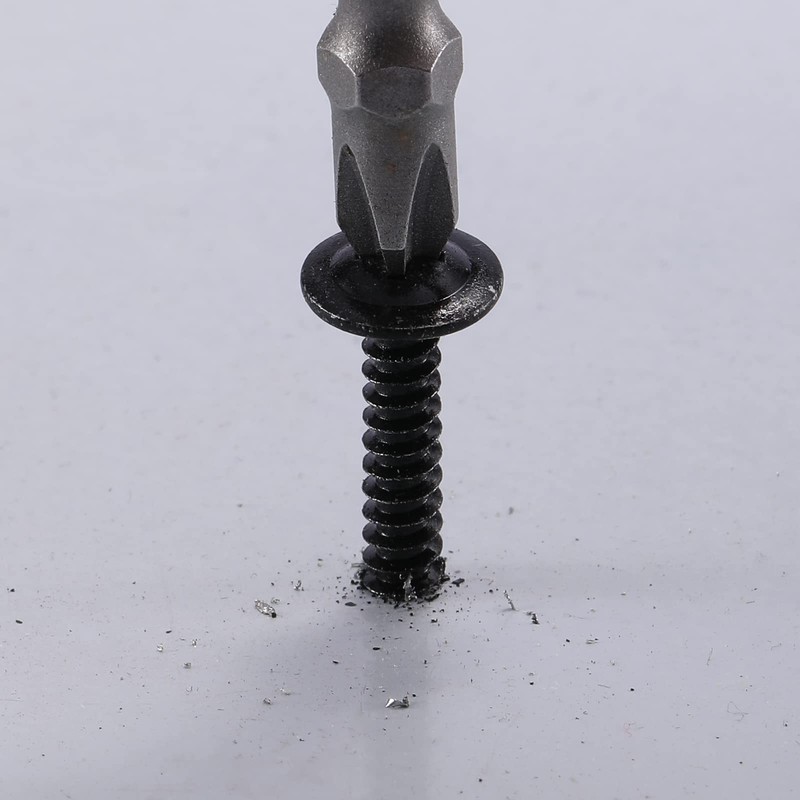 #10 x 2-1/2" Sheet Metal Screws 100PCS 410 Stainless Steel