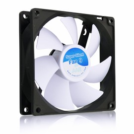 AABCOOLING Super Silent Fan 9 - Silent and Efficient 92mm Fan with 4 Anti-vibration Pads, 12V Fan, Airflow Fan, CPU Fan, Cooling Fan 13.6 dB(A), 34 CFM, 1400 RPM