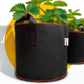 simplelifeco UK 6-Pack Large Vegetable Grow Bags | Eco-Friendly Recycled Fabric Felt Growing Pots with Handles for Healthier Roots & Plants (7 Gallon / 30l Capacity) | B Corp