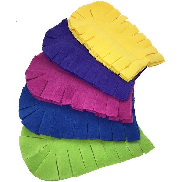 Xanitize Fleece Refills for Swiffer Hand Duster - Reusable, Dry Duster - 5-Pack Rainbow (Jewel)