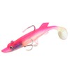 4 Pieces Soft Fishing Lures for Bass Lead Head Jigs