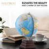 Waypoint Geographic Pacific Plus Globe, 12" Blue Ocean-Style World Globe,