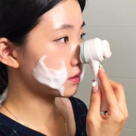 세안 블루 클렌징브러쉬 극세사 실리콘 브러쉬 모공브러쉬 클렌징브러쉬 Blue Cleansing Brush Super Fine Silicon Brush Pore Brush Cleansing Brush
