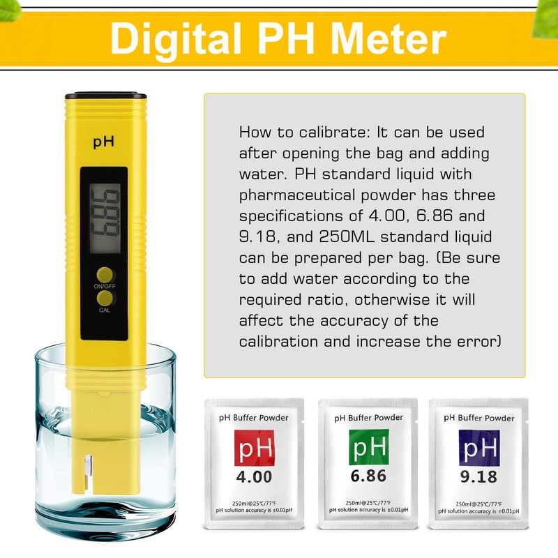 PH Meter, PH Value Meter, PH Meter with LCD Display,