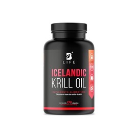 B Life Aceite de Krill | 170 cápsulas | 1000mg de (EPA y DHA) con Astaxantina y Fosfolípidos | Icelandic Krill Oil.