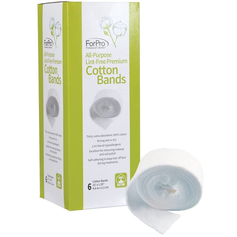 ForPro Professional Collection All-Purpose Lint-Free Premium Cotton Bands, 100% Cotton,