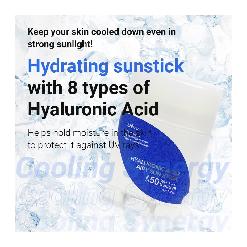 ISNTREE Hyaluronic Acid Airy Sun Stick - Sun Cream Ideal