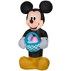Gemmy Airblown Inflatable Mickey Mouse with Easter Basket, 3.5 ft