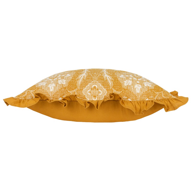 Paoletti Kirkton Cushion Cover,Ochre,50 x 50cm