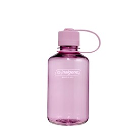 Nalgene Sustain Tritan BPA-Free Water Bottle Made with Material Derived from 50% Plastic Waste, 16 OZ, Narrow Mouth, Cherry Blossom