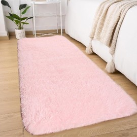 Sour Lemon Rugs Living Room 80x160cm, Runner rug for Bedroom, Washable Anti Slip Fluffy Rug Shaggy Soft Modern Floor Carpets Mat Beside Rugs for Kids Hallway Living Room