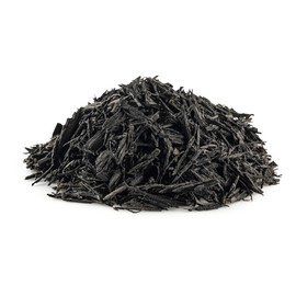 Rubberific Premium Shredded Rubber Mulch for Gardens, Lawns, and Landscaping | Long Lasting Color | Looks Like Natural Wood Mulch (0.8 Cu. Ft. - 16 LBS, Black)