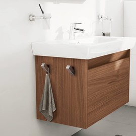 NINETREX Towel Hooks Brushed Nickel Stainless Steel 4 Pack Heavy Duty Modern Wall Hooks Silver Robe Hook for Bathroom Livingroom Hotel Style Wall Mounted