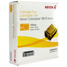 Xerox ColorQube 8870/8880 Yellow Solid Ink (6 sticks, 17,300 Pages) - 108R00956