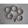 jones 28MM METAL CURTAIN POLE RINGS - chrome, matt chrome,