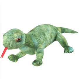 OUKEYI Chameleon Stuffed Plush Toy, 60cm/23.6inch Lizard Plush Animal,green Iguana Plush Doll,Cute Super Soft Birthday Gift Home Decoration Gift for Kids Boys Girld