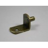 HR (20) Antique Brass 5mm L-Shaped Cabinet Shelf Supports