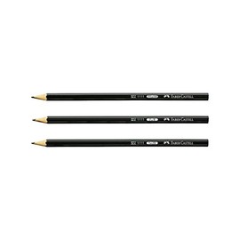 Faber Castell 111100 Pencil, HB, Black