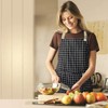 NLUS 2 Pack Kitchen Cooking Aprons, Adjustable Bib Waterproof Chef
