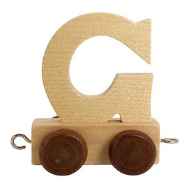 Wooden Train Letters Train Train Train Train Train Wagon A-Z H each approx. 5.5 cm, name of your choice.