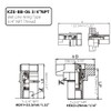 3/4" NPT Wet-Line Wing Nut Heavy Duty Hydraulic Quick Disconnect