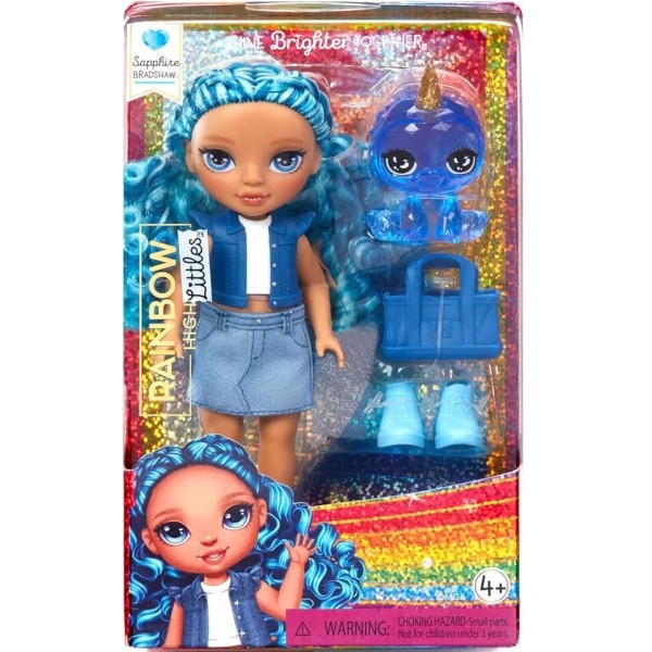 MGA Entertainment Rainbow High Littles Sapphire Bradshaw Doll